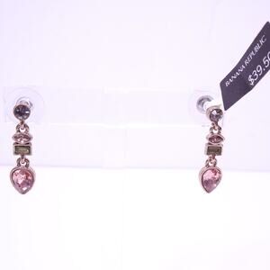 Banana Republic Women's Bold Geo Crystal Gemstone Dainty Earrings NWT 39